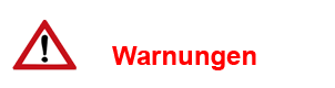 Warnungen